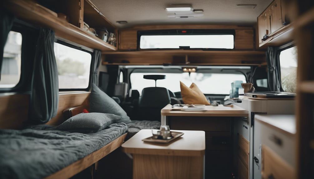 maximize storage in van