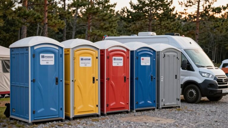 top camper van toilets